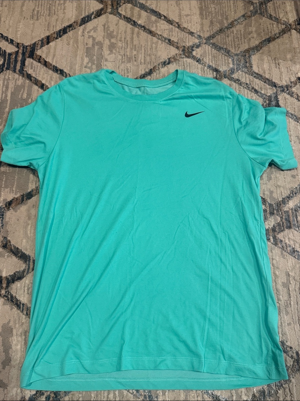 Nike Men’s Teal Short-Sleeve Dri-Fit Tee